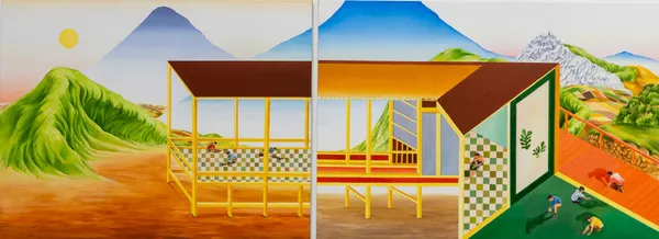 Ils se penchent comme ça, toujours (diptyque)